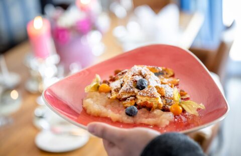 Dessert im Boutique Hotel Relais Chalet Wilhelmy